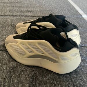 Stylish Black and Cream Women's Sneakers